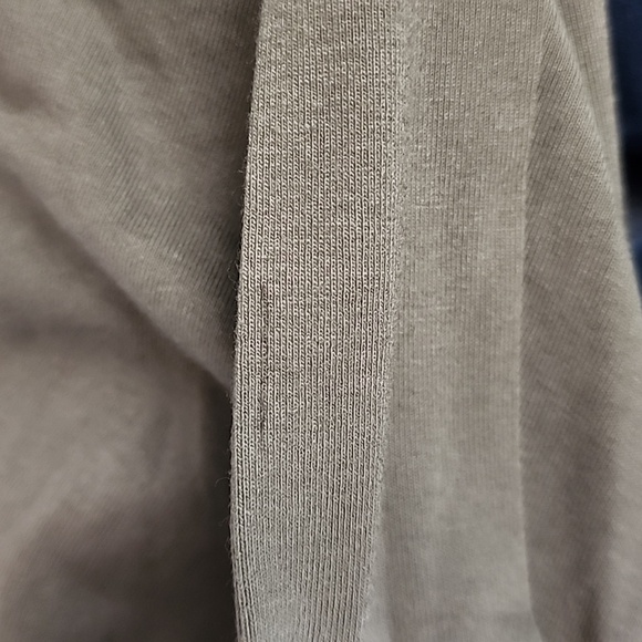 LOFT OLIVE GREEN Tie Waist Midi Dress/ SP - Picture 9 of 15